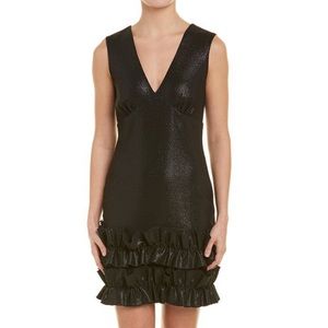 Nicole Miller Black Cocktail Dress 4 NWT